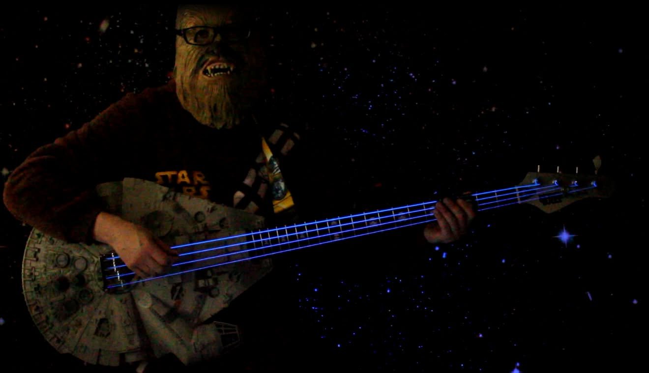 Rebel Bass - The Millennium Falcon Star Wars Bass Guitar (Made to order) product image (9)