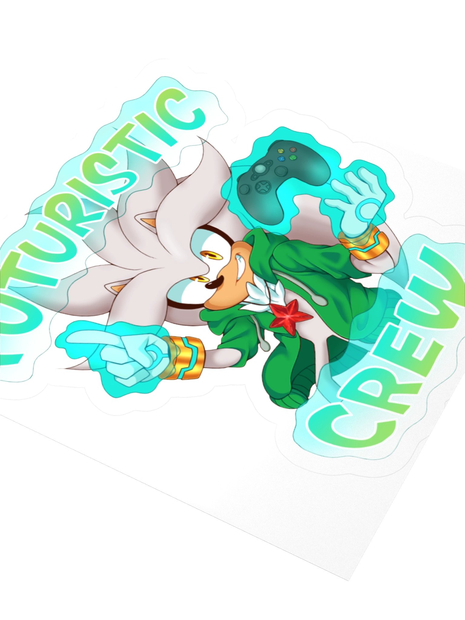 Futuristic Crew Sticker product image (3)