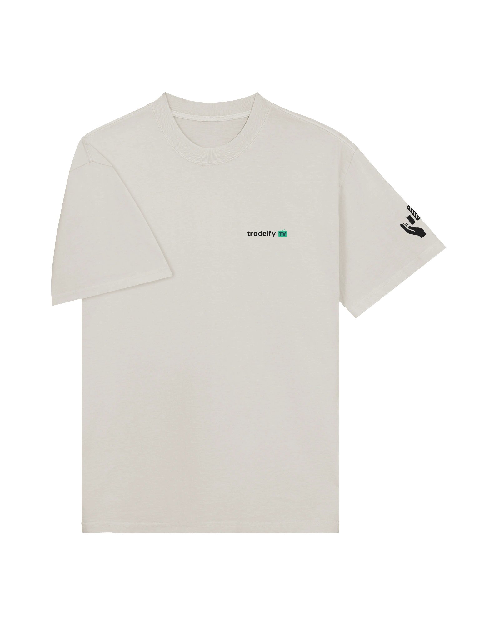 Tradeify TV Premium Tee (Faded Bone) product image (3)