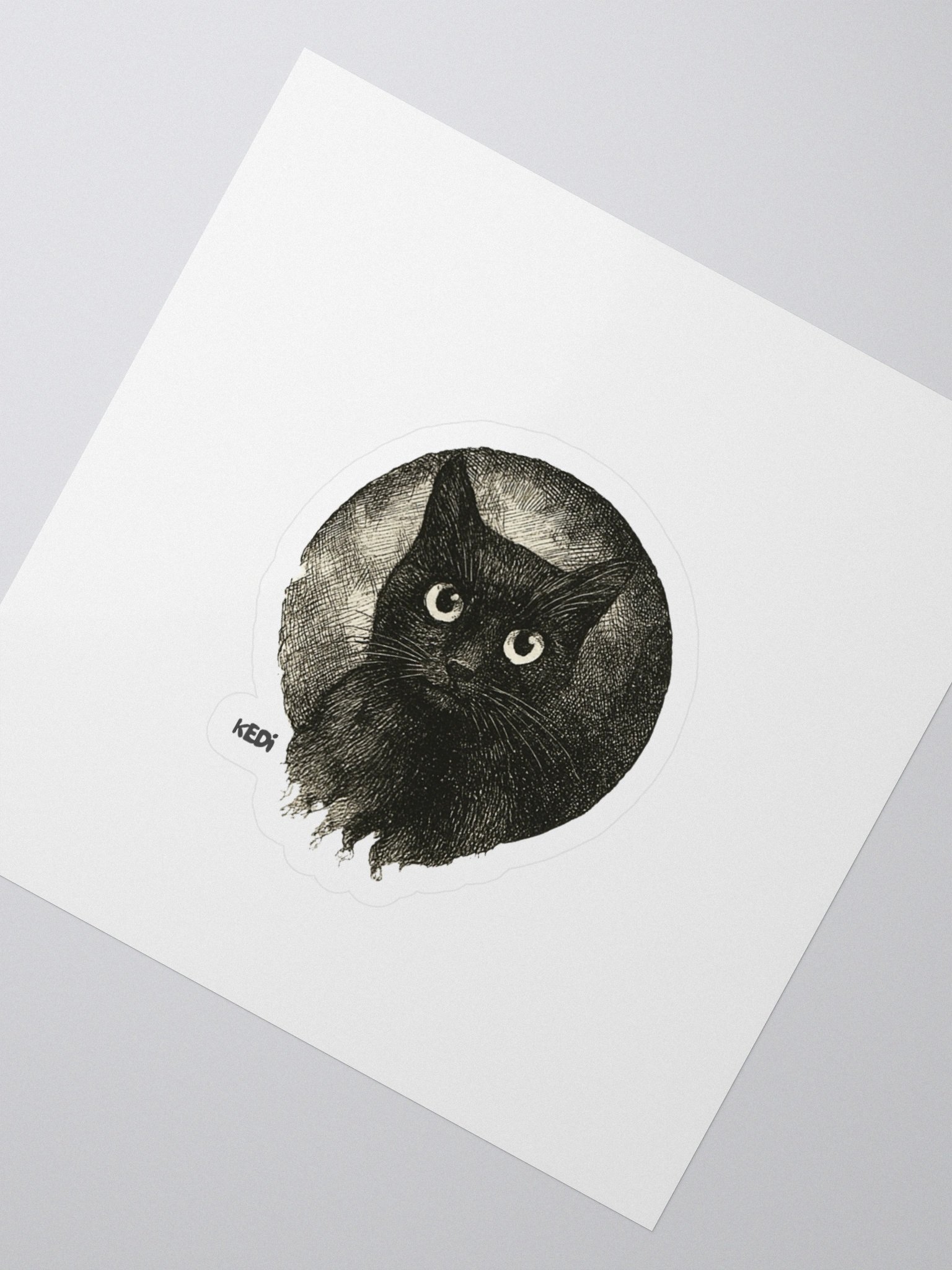 Mystic Feline Kiss Cut Stickers product image (2)