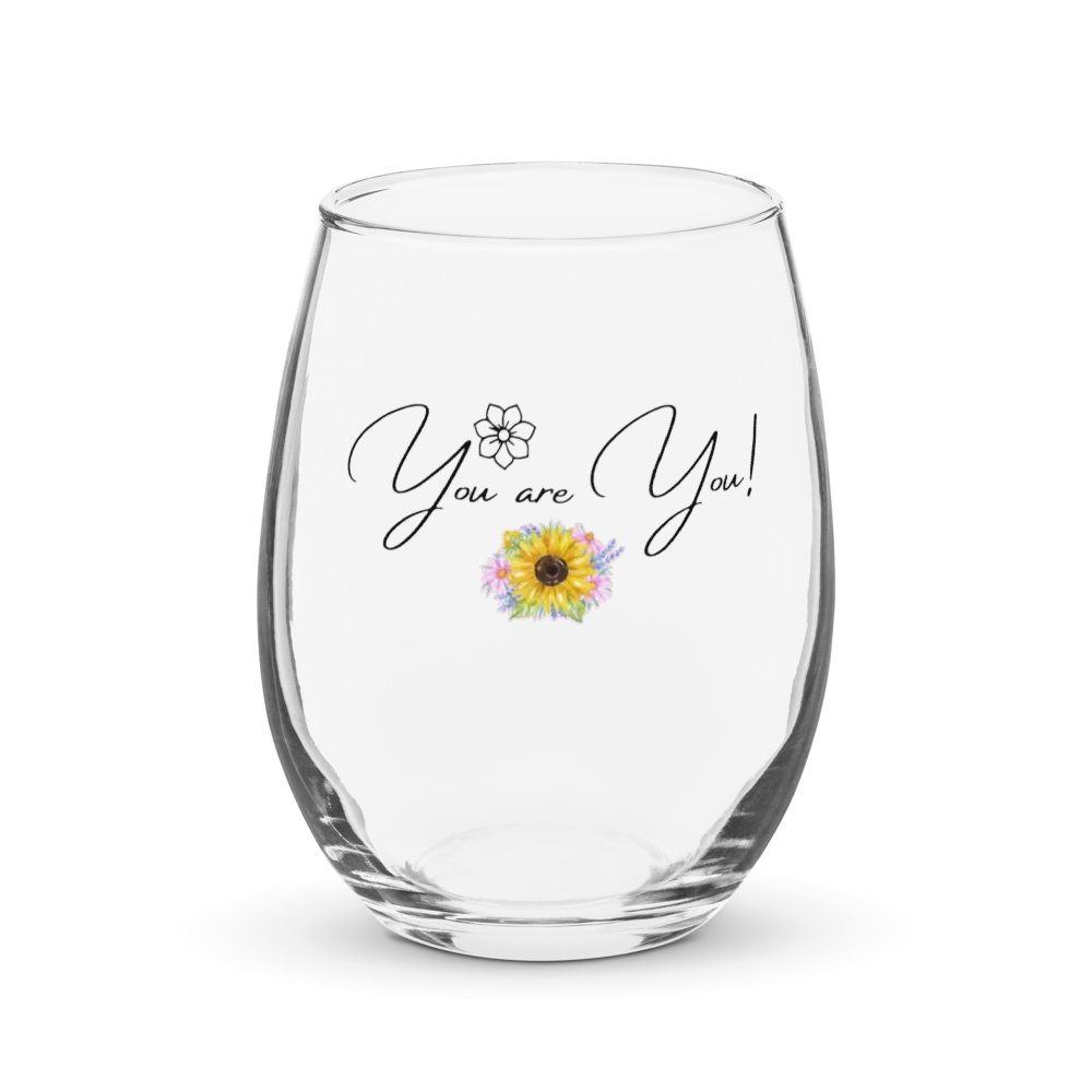 You are You! Stemless Wine Glass product image (1)