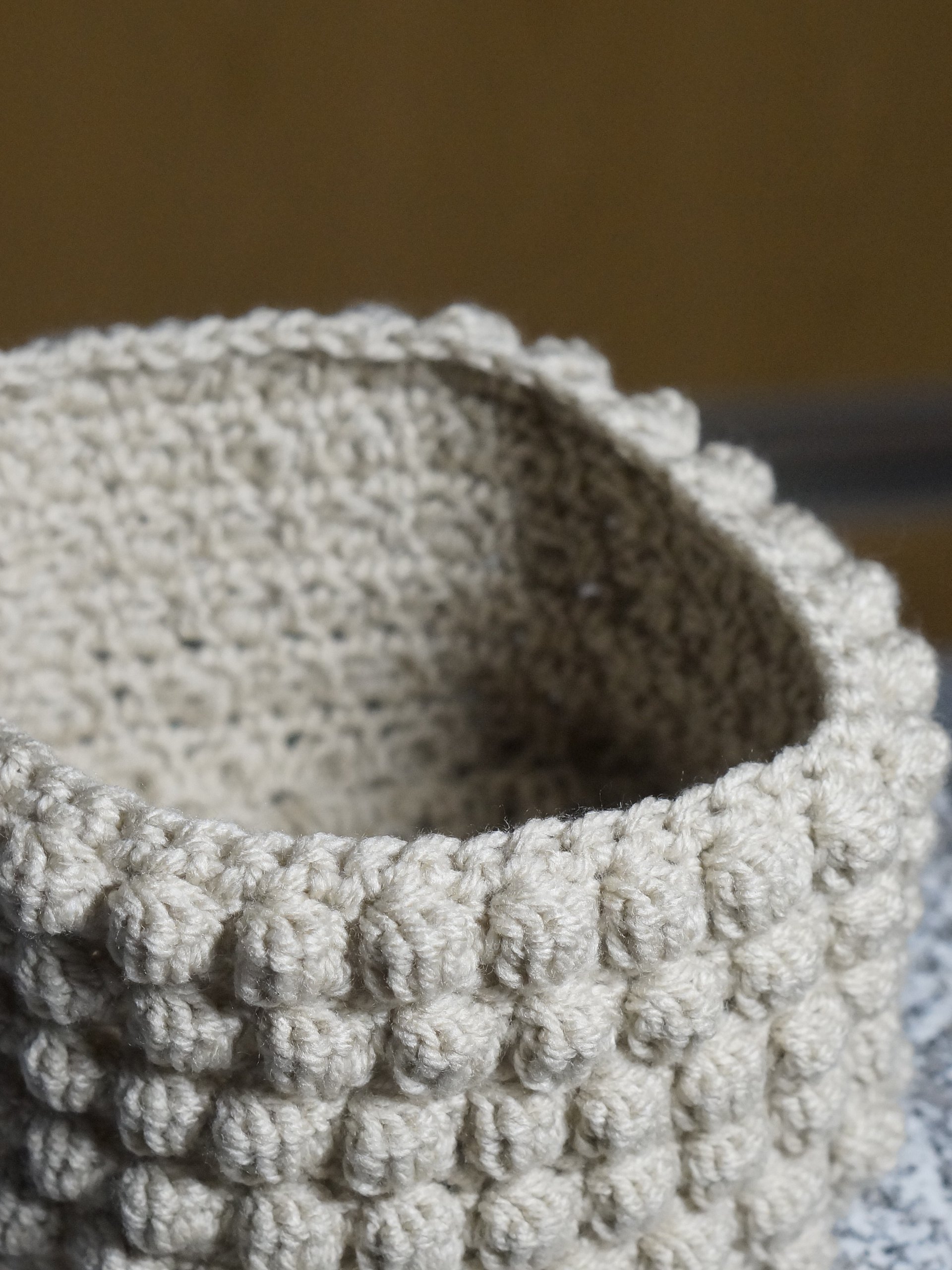 Bobble square basket Crochet pattern product image (3)