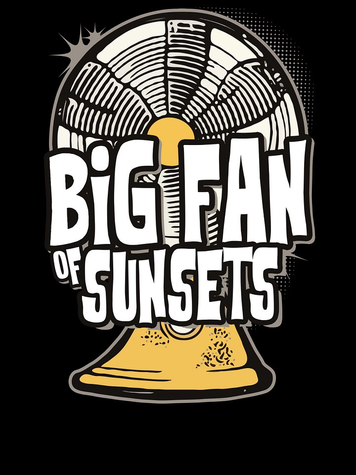 Big Fan of Sunsets Vintage Funny Pun product image (1)