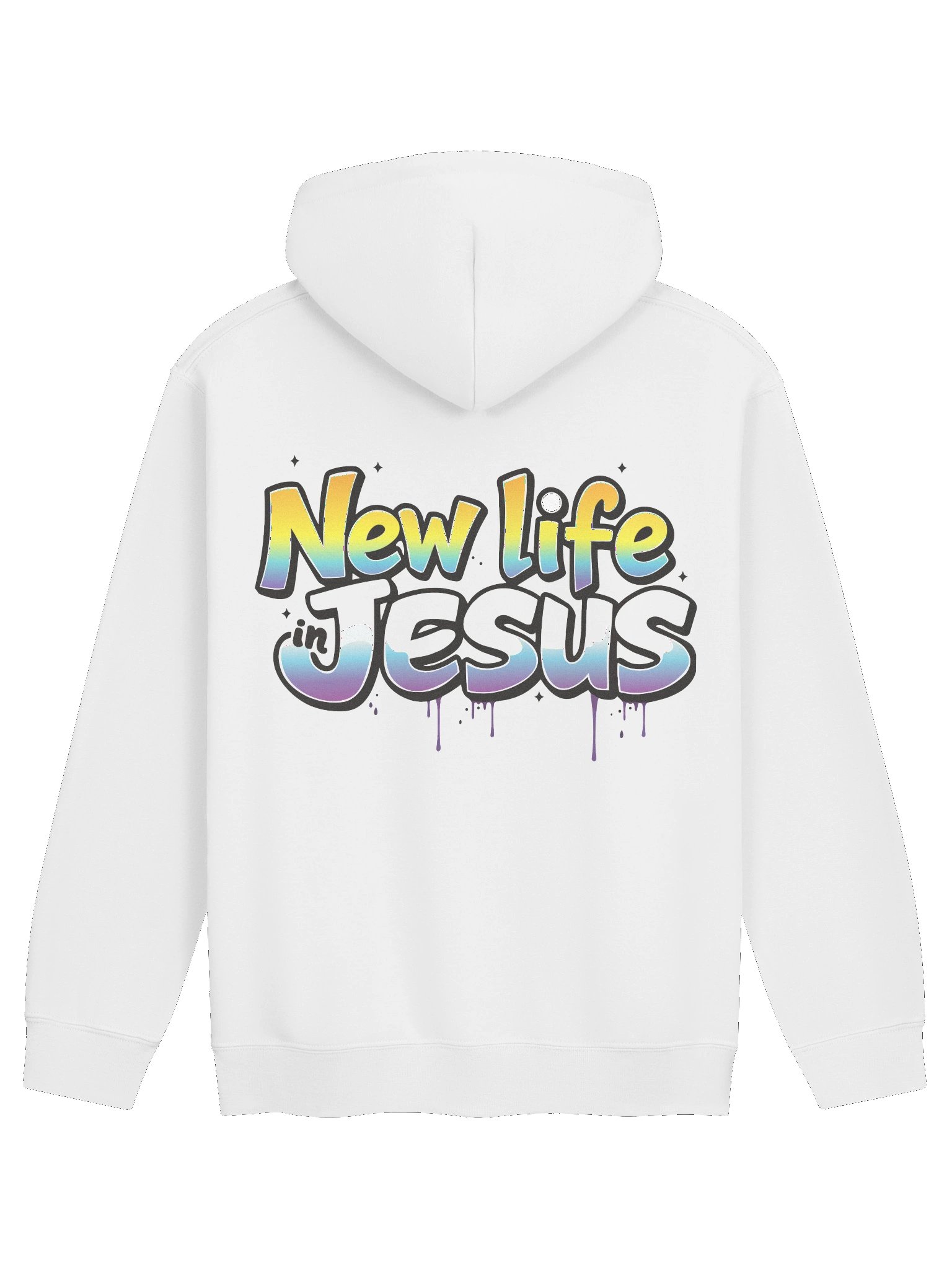 New Life in Jesus Graffiti Hoodie product image (3)