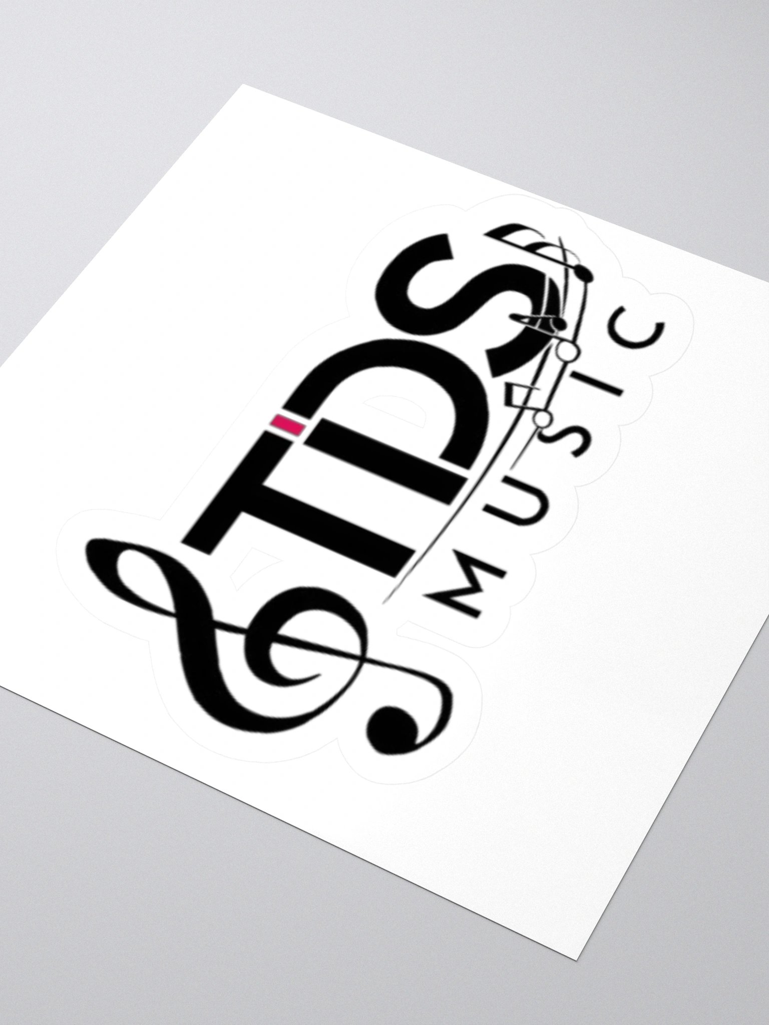 Exclusive TDS MUSIC Logo Sticker - Premium Kiss Cut Vinyl product image (2)