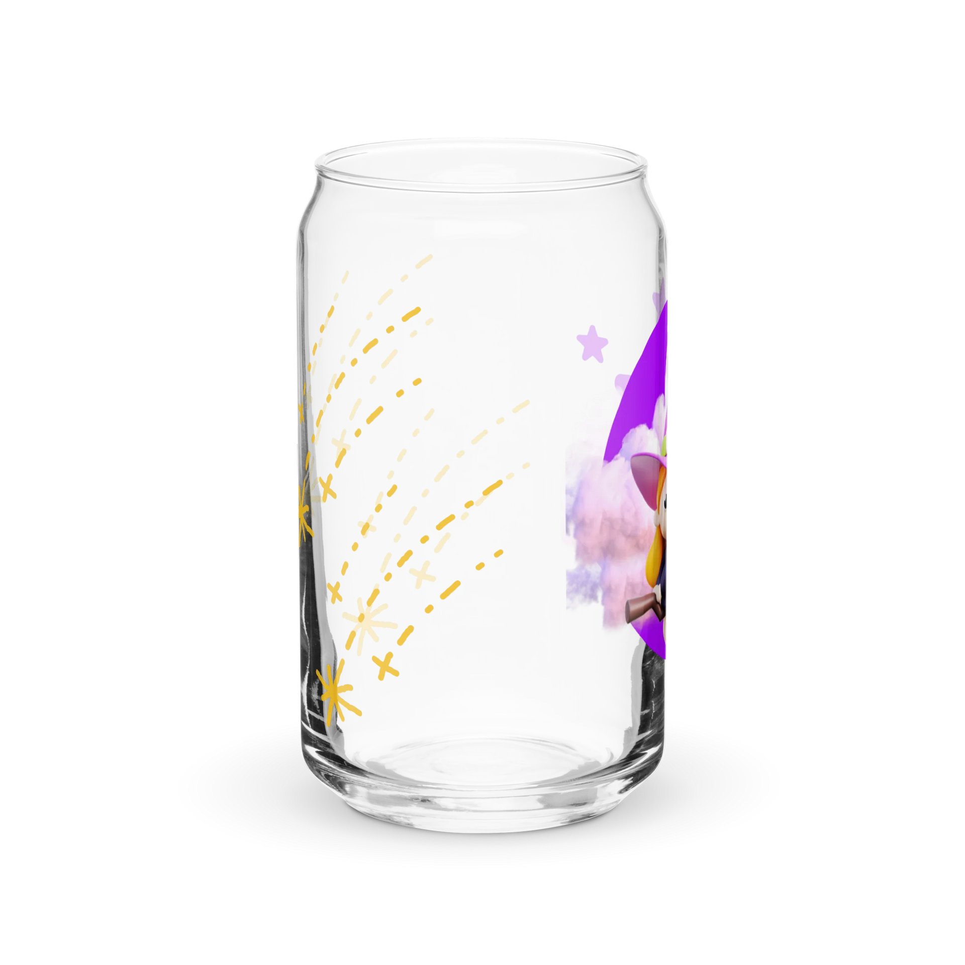 Whimsical Witch Can-Shaped Glass product image (5)