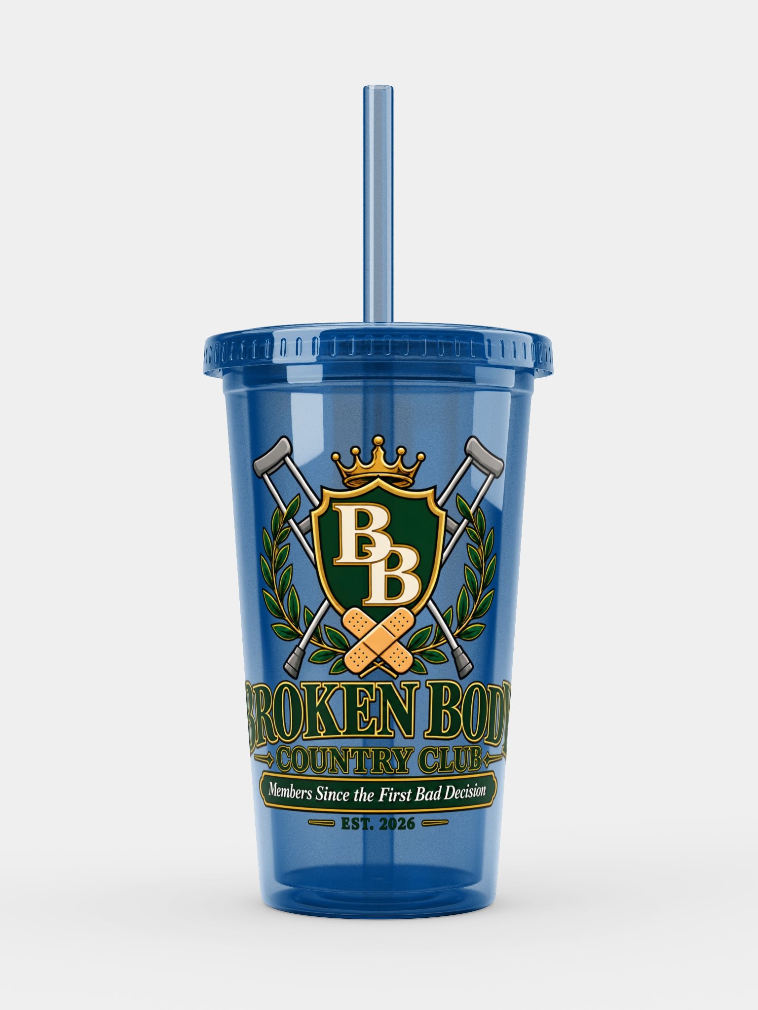 Golf Tumbler — Broken Body Country Club Iced Coffee Cup | Broken Body™ product image (2)