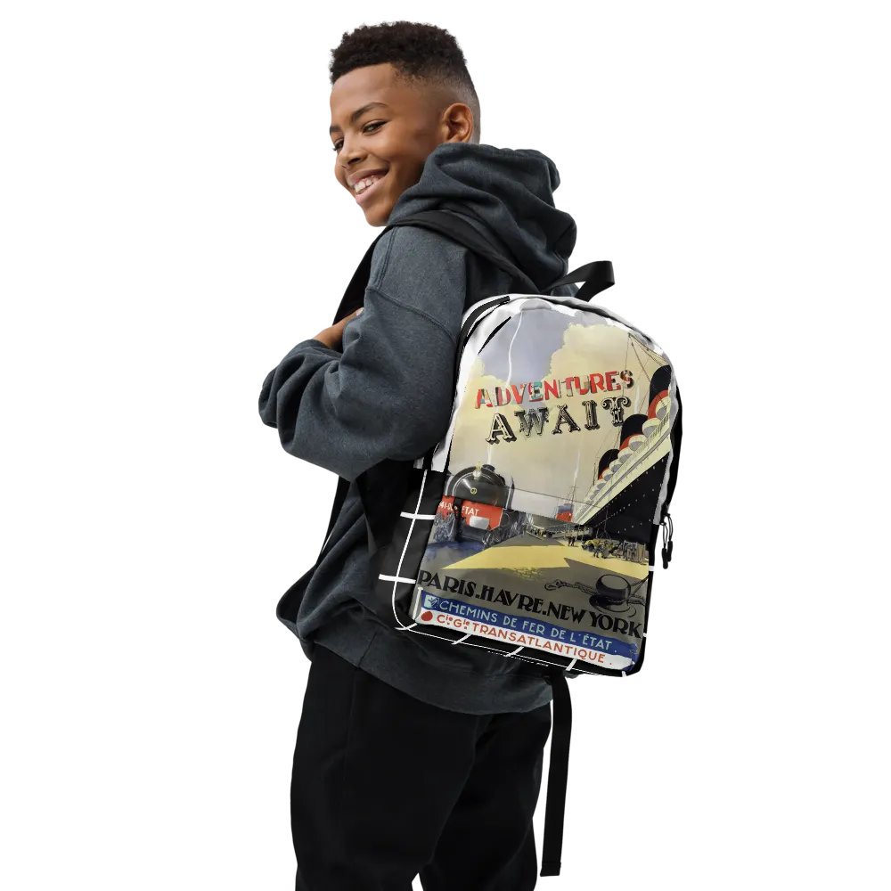 Vintage Travel Connections Backpack product image (10)