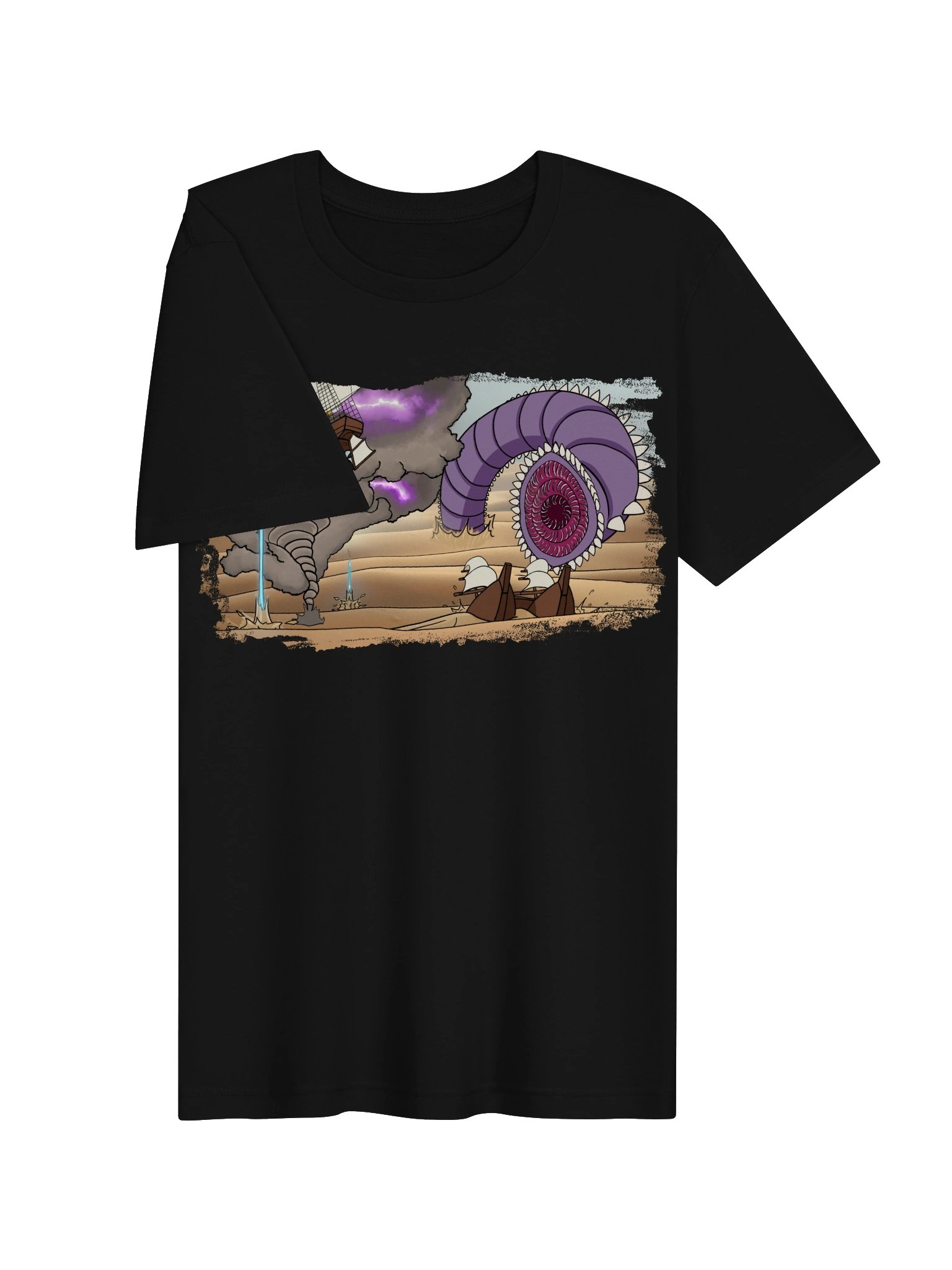 Soft Unisex Endless Desert T-Shirt (Front and Back) - Bella+Canvas product image (3)