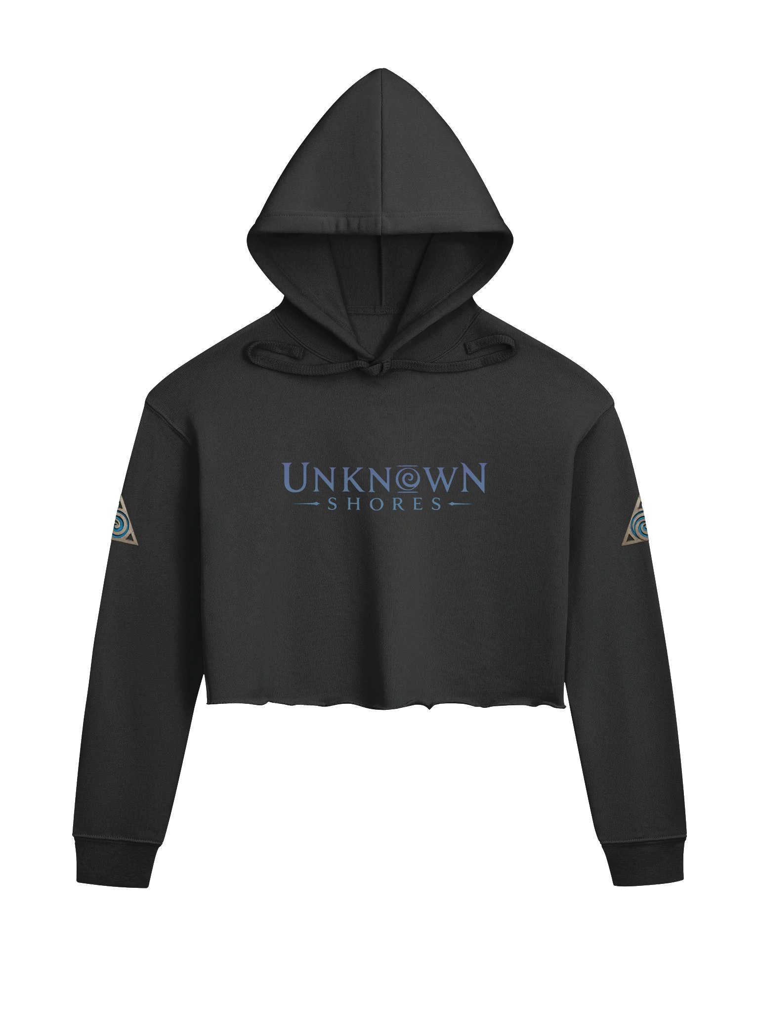 Unknown Shores Spiral Logo Crop Hoodie product image (1)