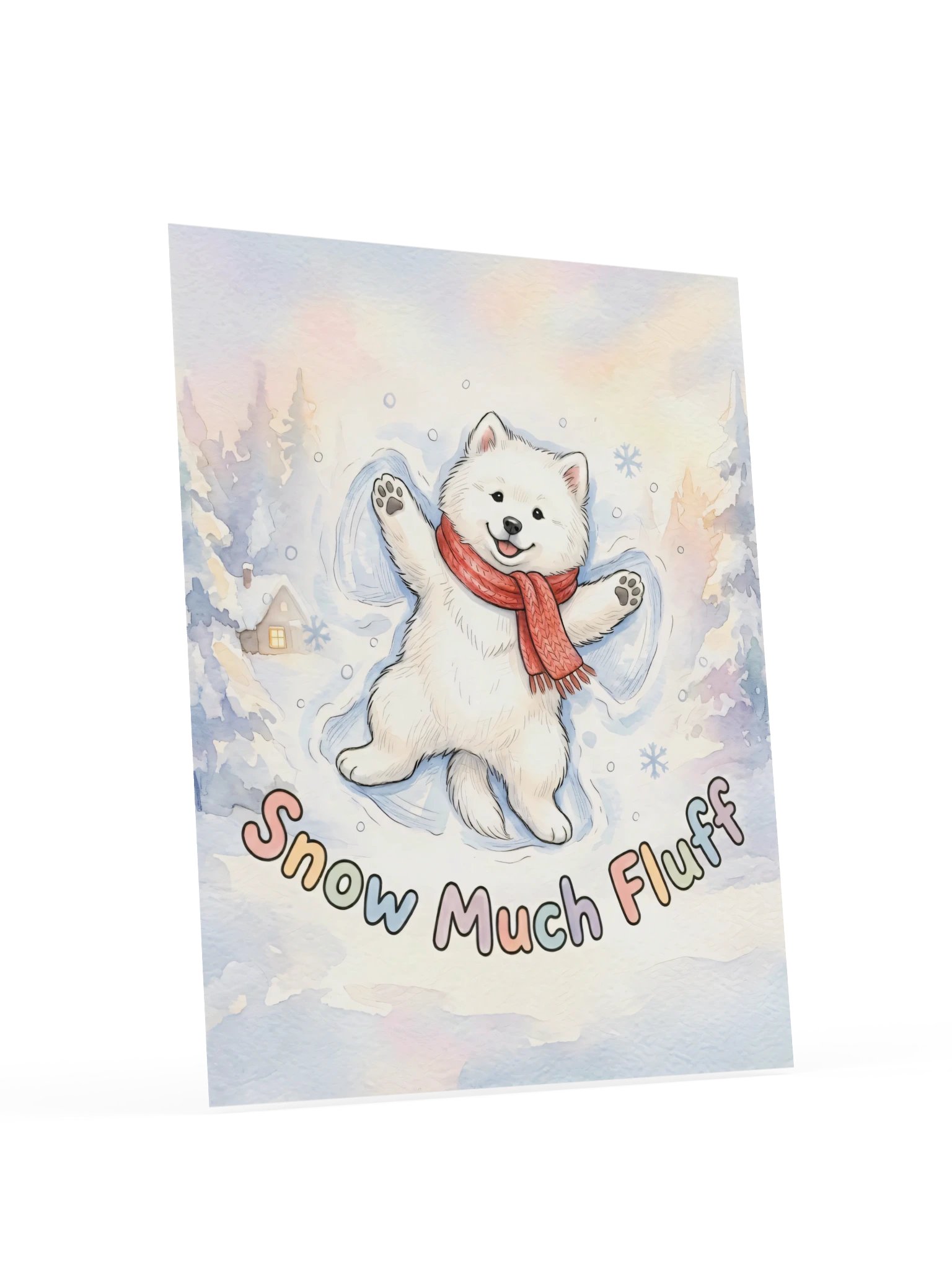 Snow Fluff Samoyed Poster product image (18)