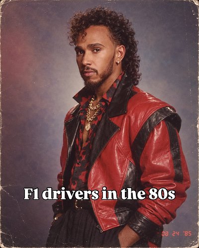 F1 drivers in the 80s 
#f1 #80s #lando #verstappen