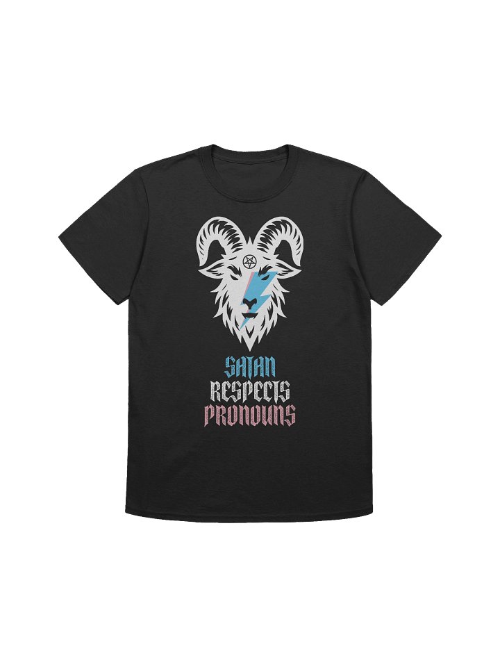 Satan Respects Pronouns Tee product image (1)