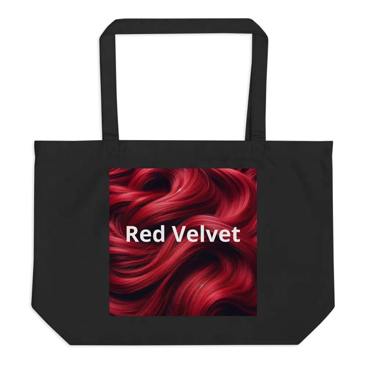 Red Velvet Tote Bag / Amy Velvet Fan Bag product image (1)