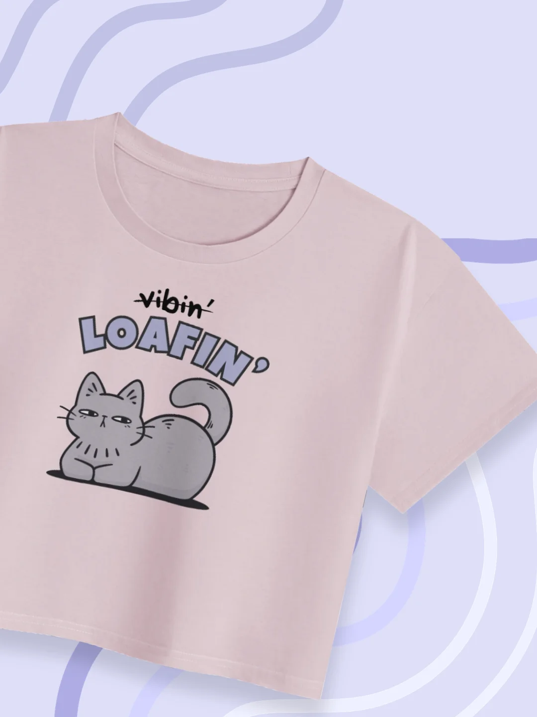 LOAFIN' Crop Tee product image (1)