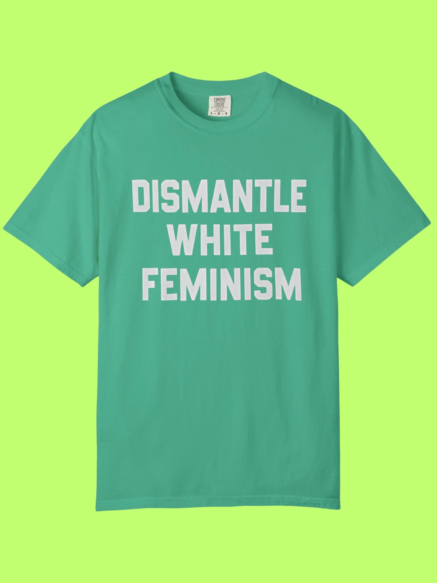 Dismantle White Feminism Shirt product image (152)