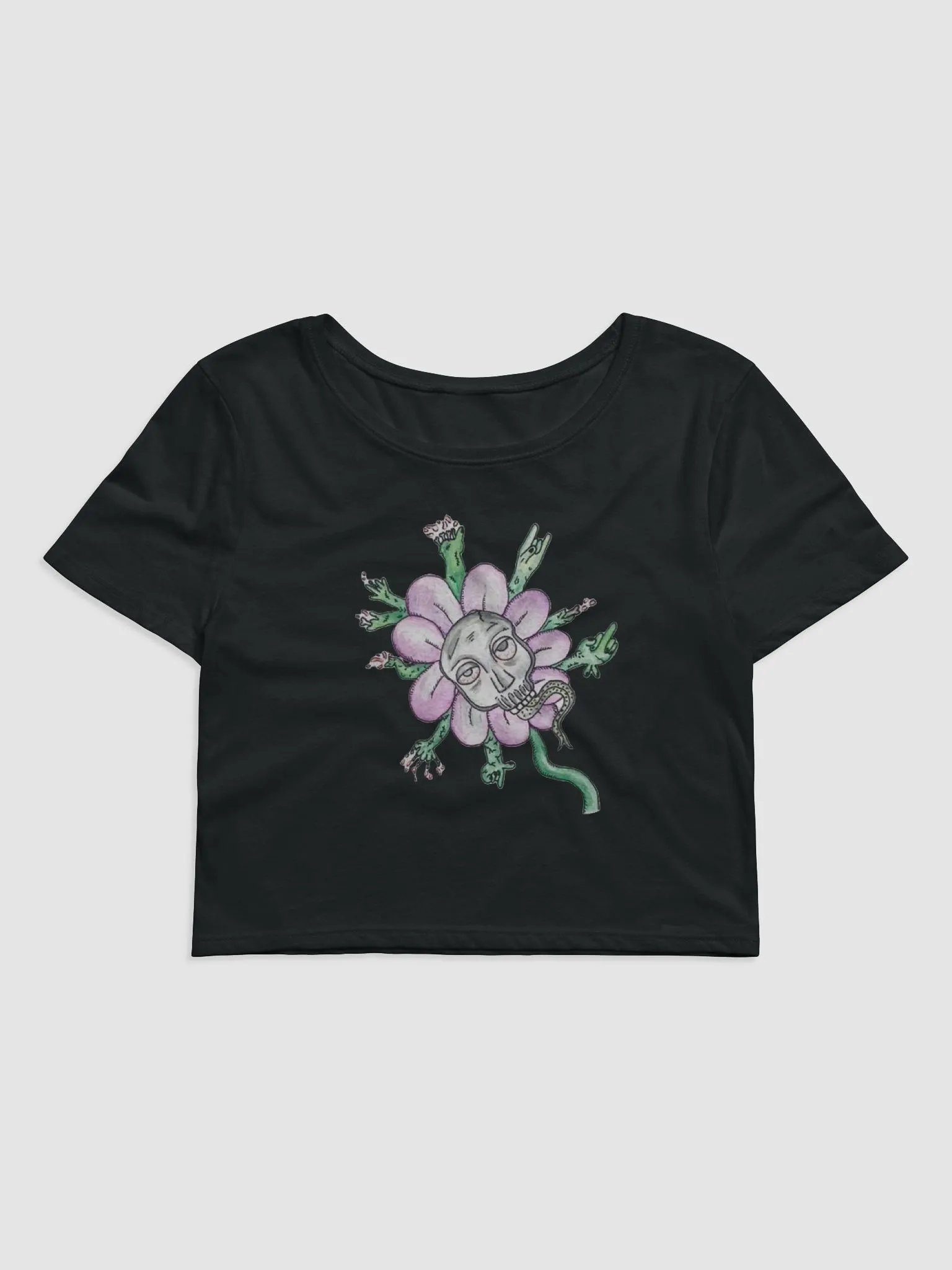Skull Zombie Flower Crop product image (1)