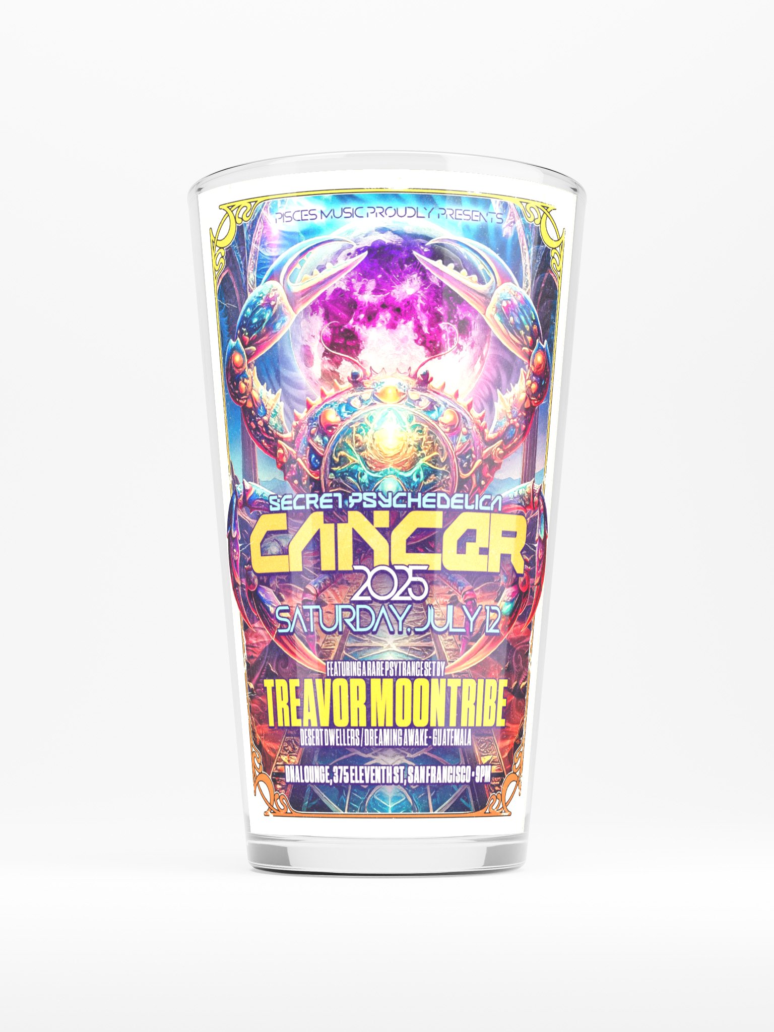 Cancer 2025 Shaker Pint Glass product image (1)