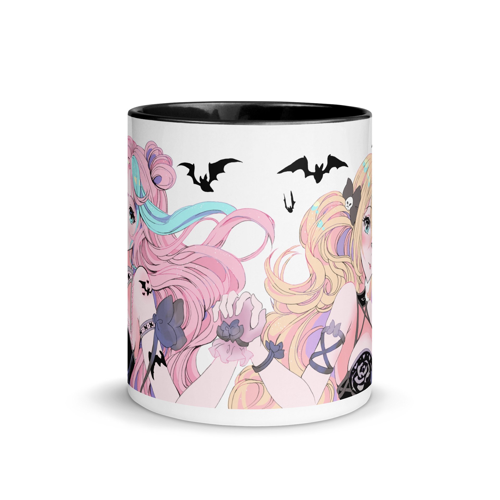 Fall 2024 SparkleGoth Waifu Mug ♥Skelly Love!♥ product image (3)