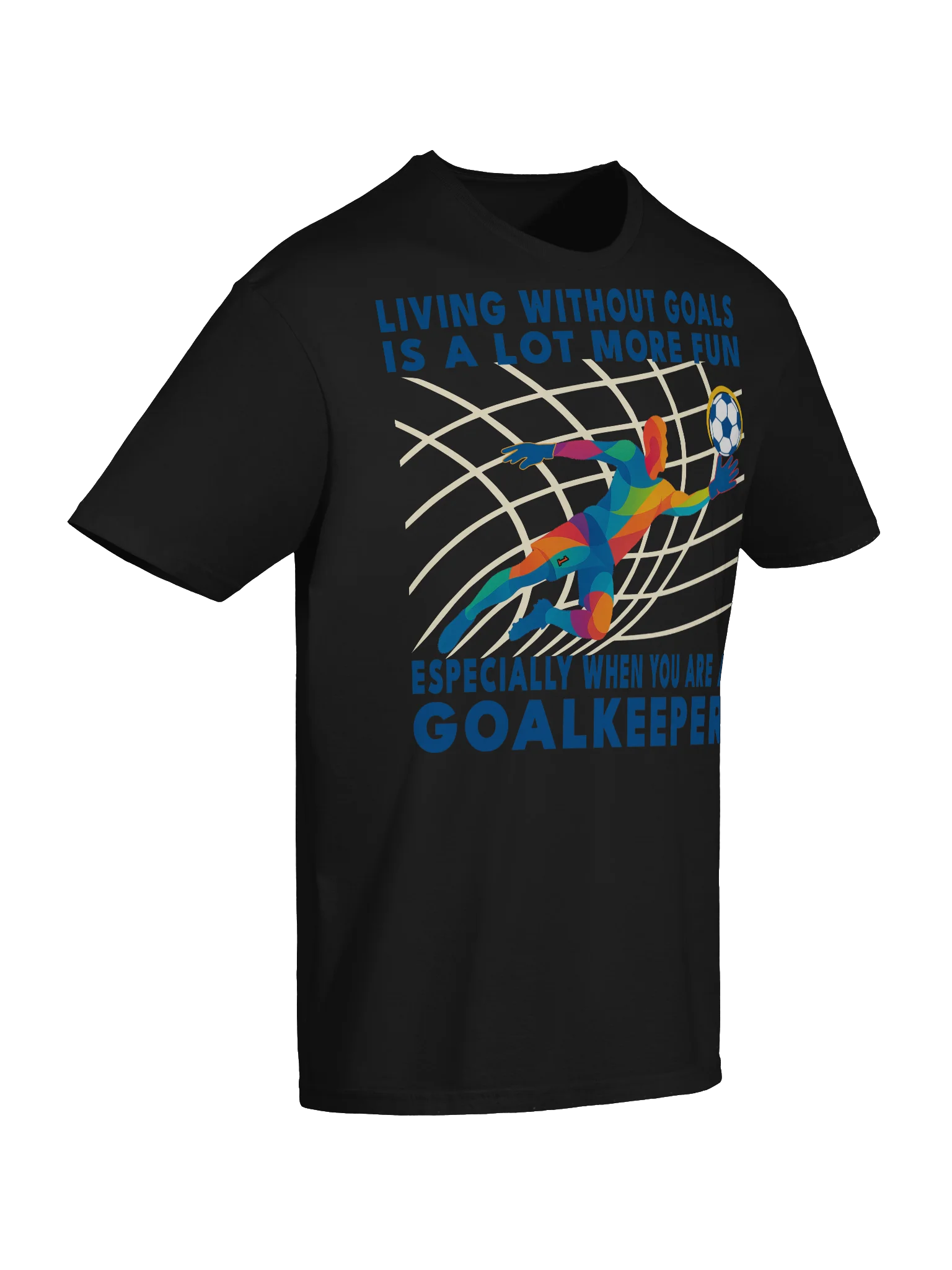 Living Without Goals — Geometric Goalkeeper Tee product image (10)