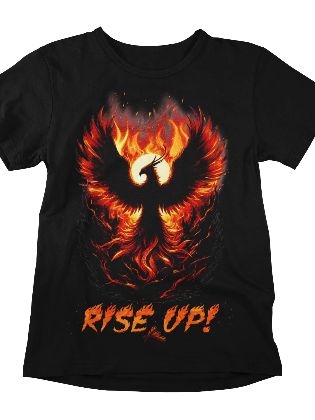 Rise Up: Ignite Your Spirit with our Rebirth Phoenix Graphic Tee! product image (1)