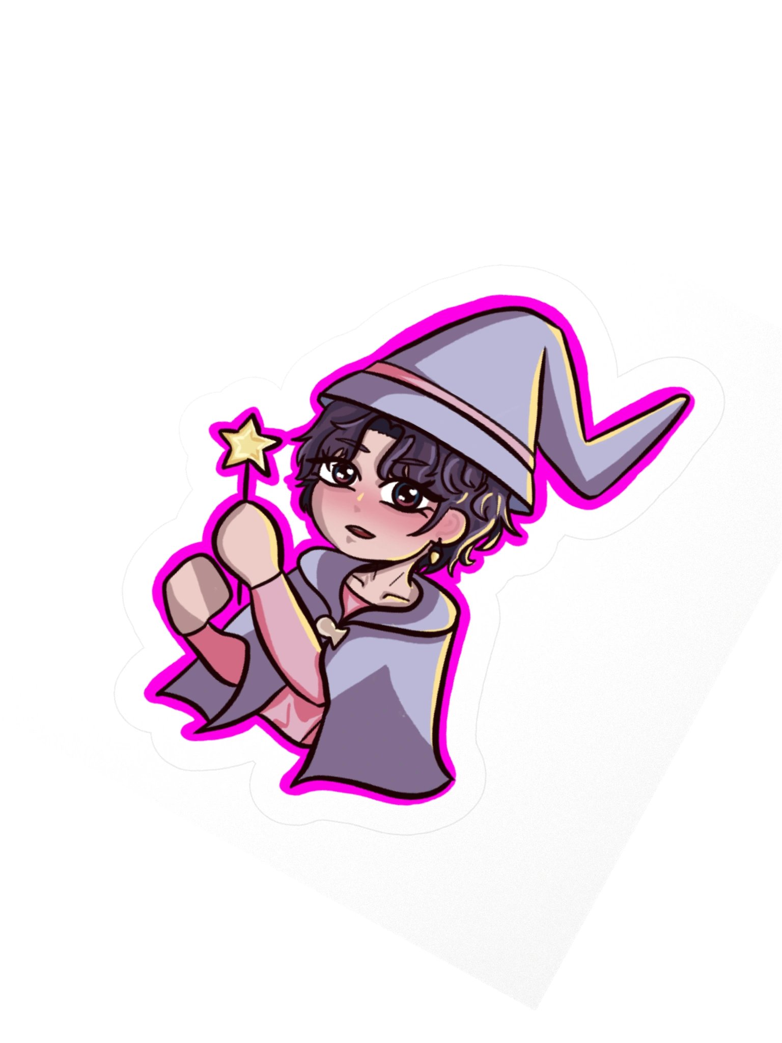 mr fishy witch costume stickie product image (2)
