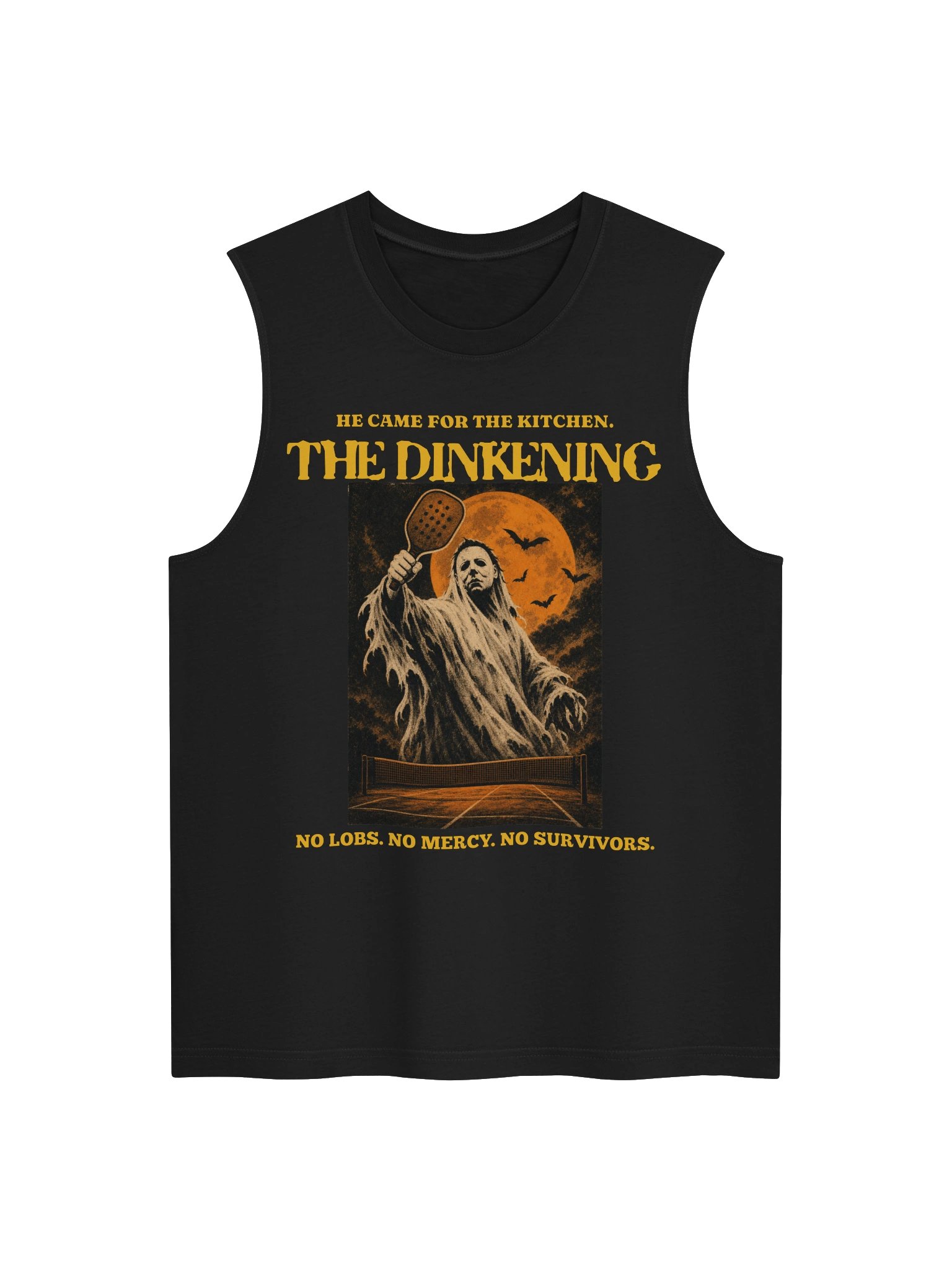 The Dinkening Halloween Pickleball Tank Top Funny Horror Gift for Players product image (3)