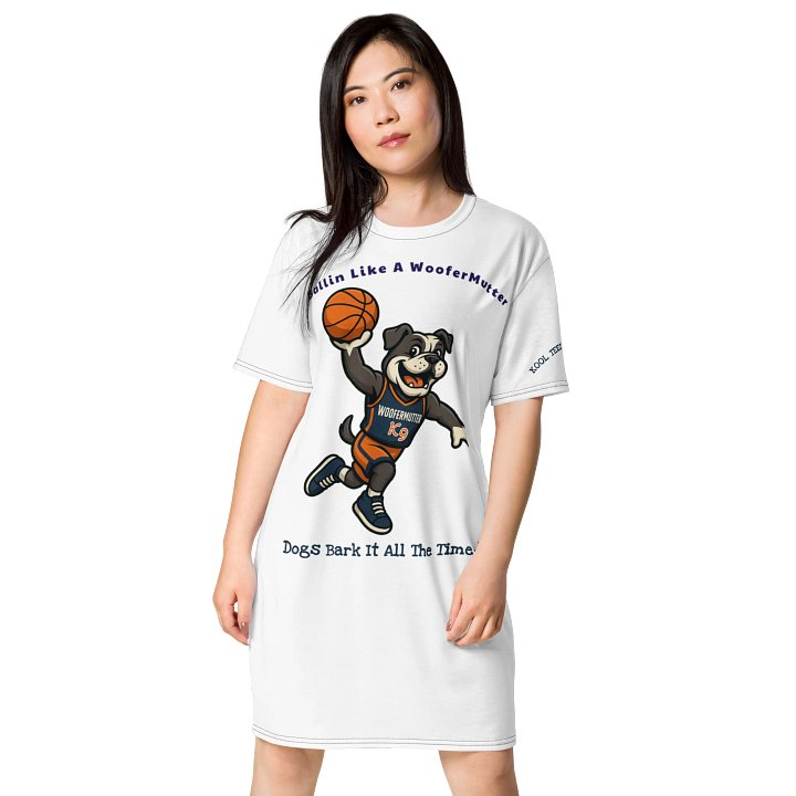 Bulldog T-shirt Dress product image (1)
