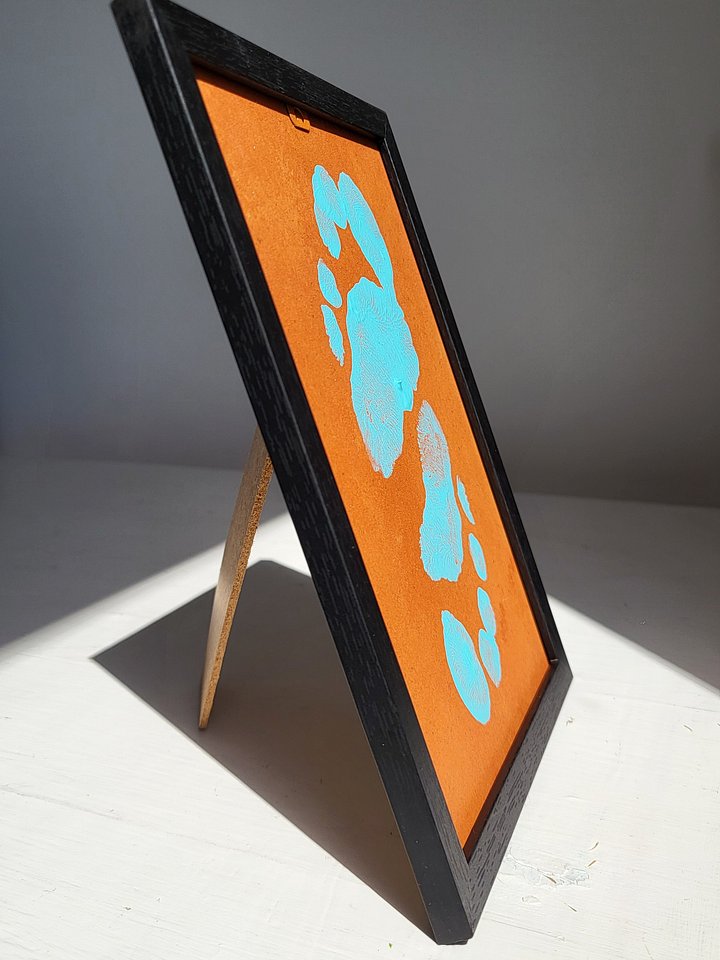 "Blue sole" foot painting product image (2)