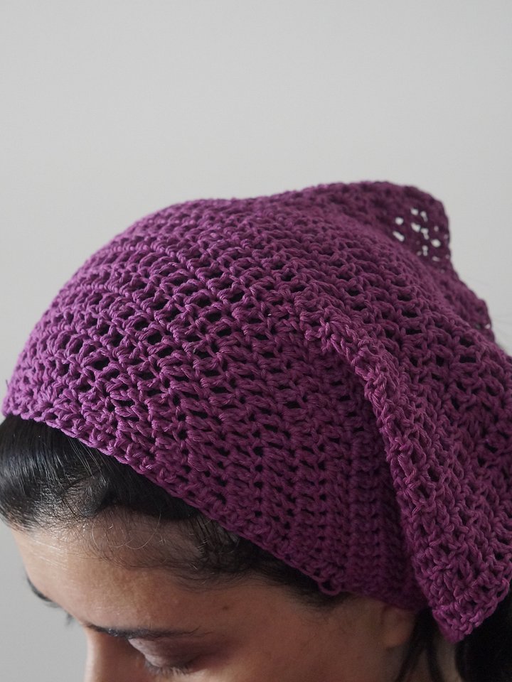 Double crochet round bandana product image (1)