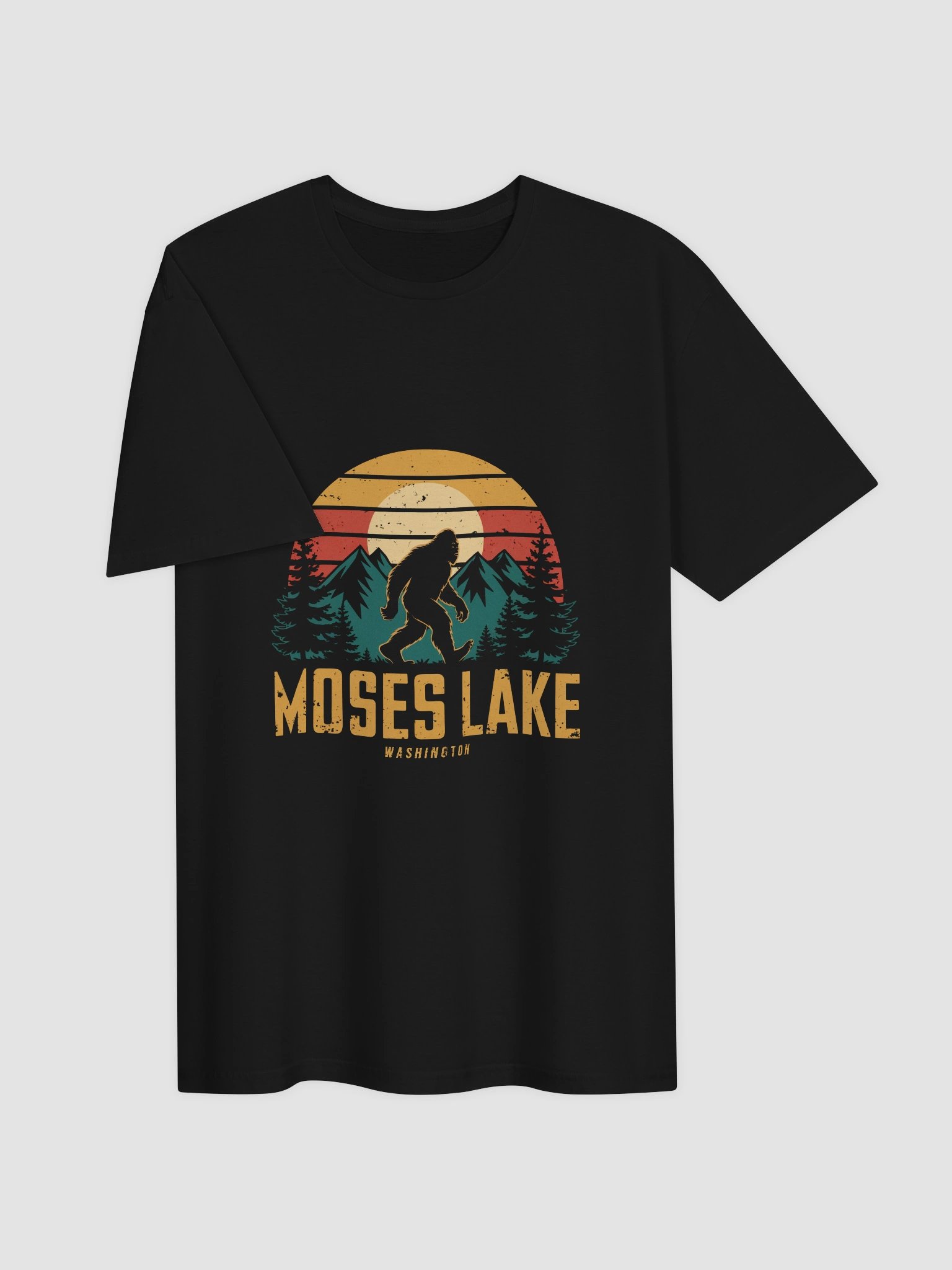 Moses Lake Bigfoot Silhouette T-Shirt product image (21)