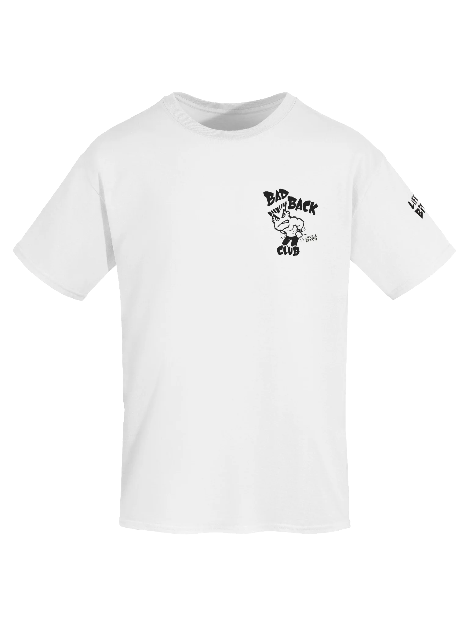 Bad Back Club Small Logo - White T Shirt product image (7)