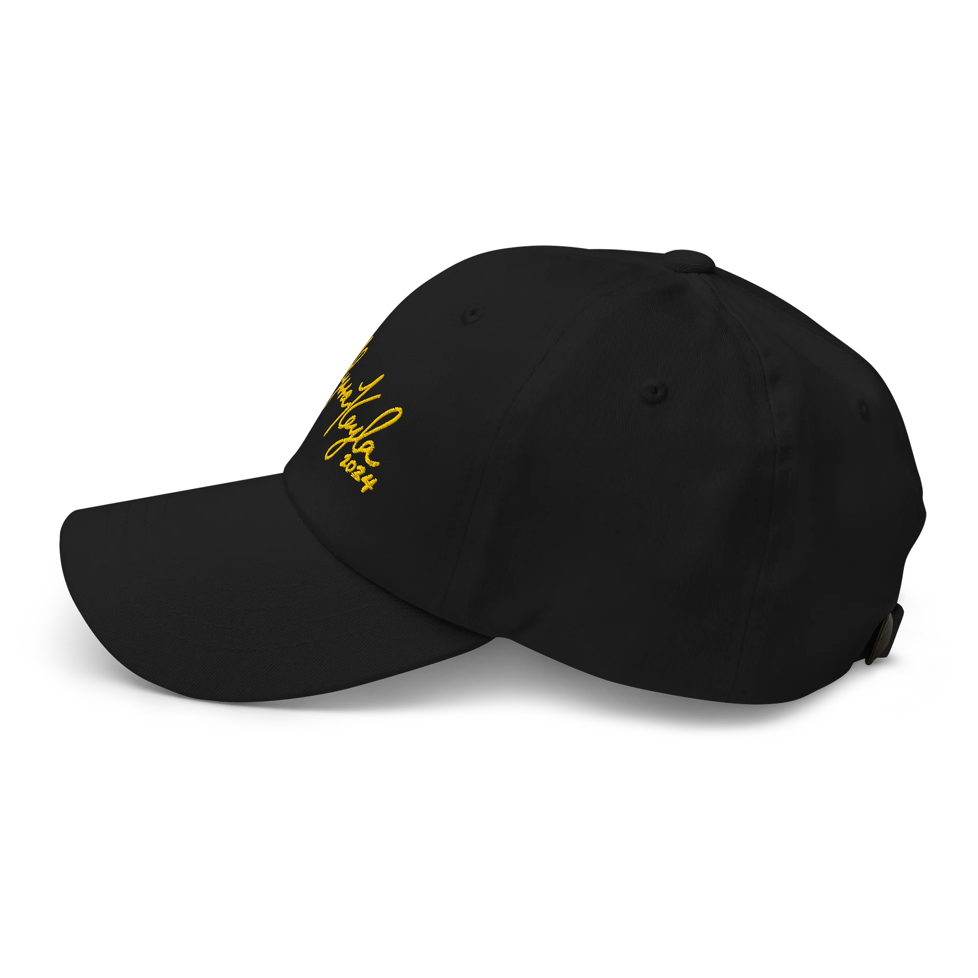 AK’s Made By Alyssa Kayla Brand Logo! — Soft Golden Yellow on Dark Colors - Hat product image (4)