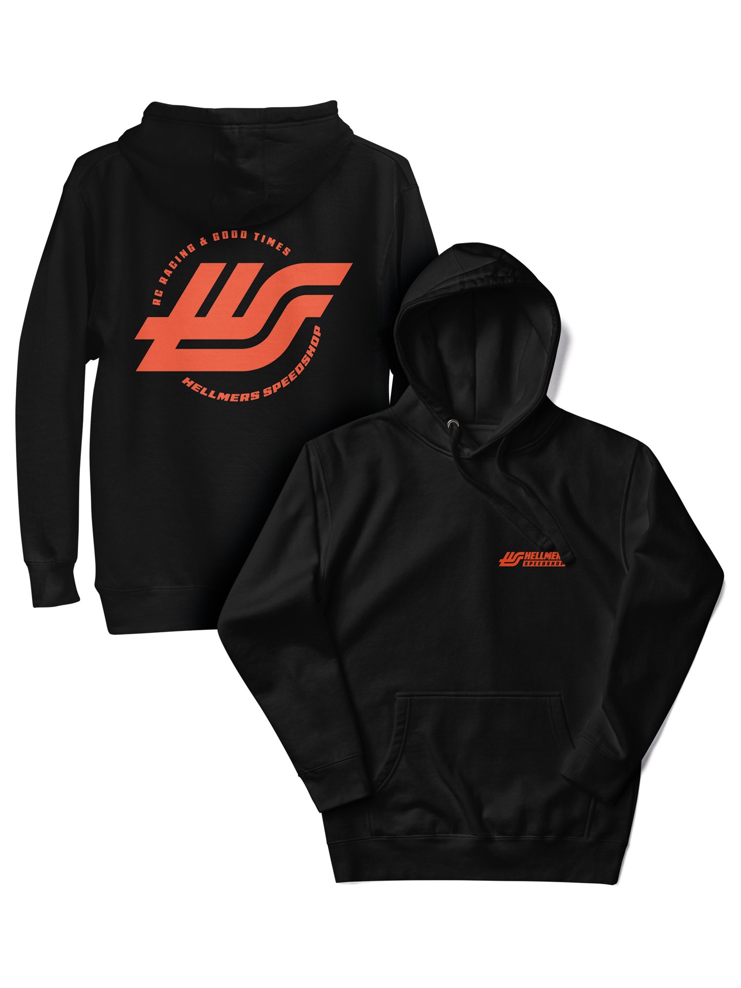 Hoodie - "RC Racing & Good times" - BLACK product image (2)