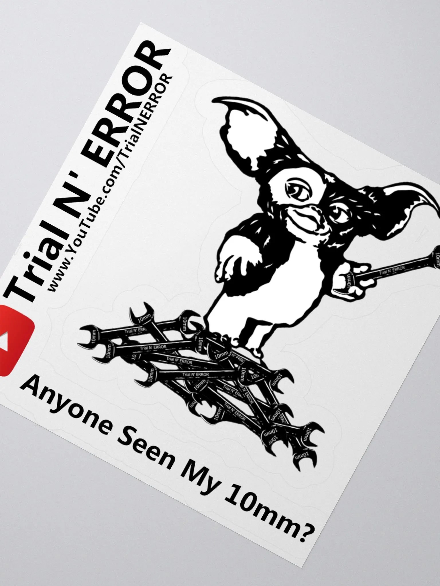 10mm Wrench Gremlin Decal product image (4)