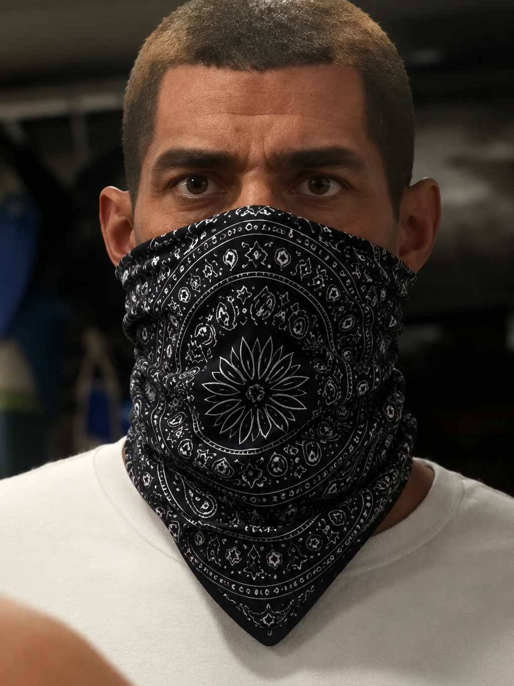 GTA VI Black Bandana – Grand Theft Auto 6 Jason Bandana / Face Mask / Hankerchief product image (1)