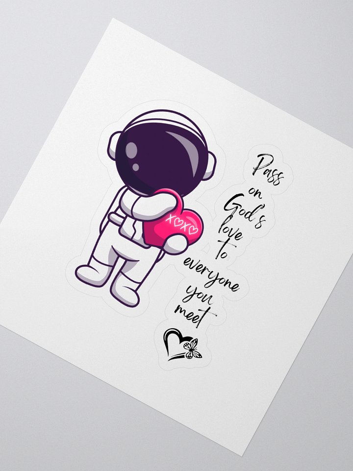 Pass on God's Love Kiss Cut Stickers product image (2)