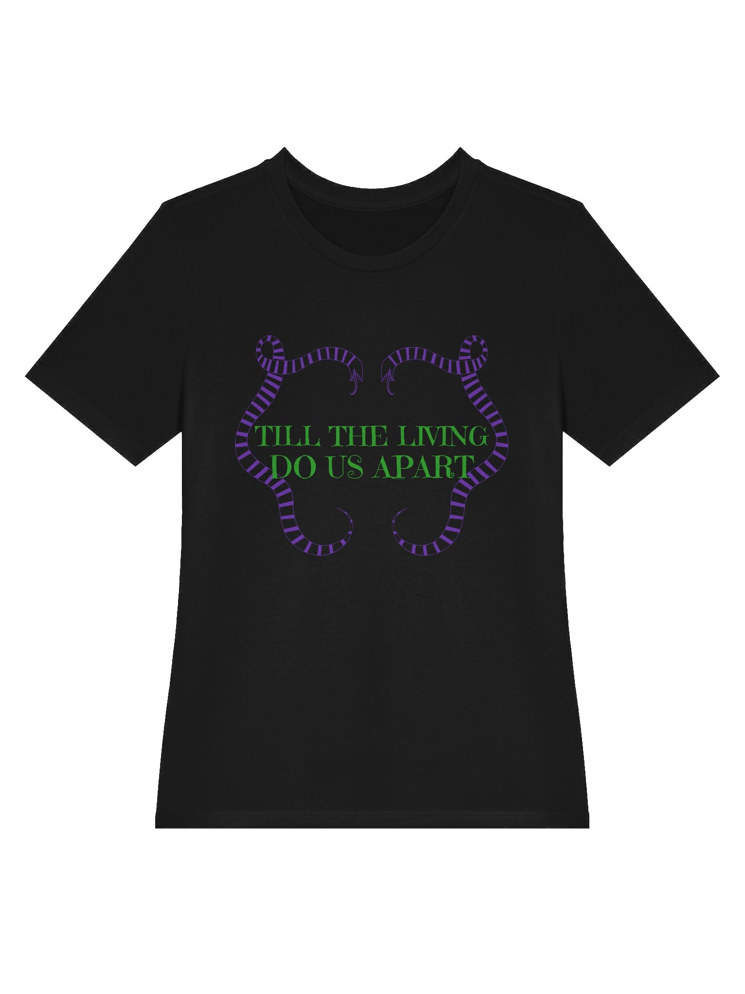 [UM Designs] Til the Living Do We Part - Women's Graphic Tee product image (3)