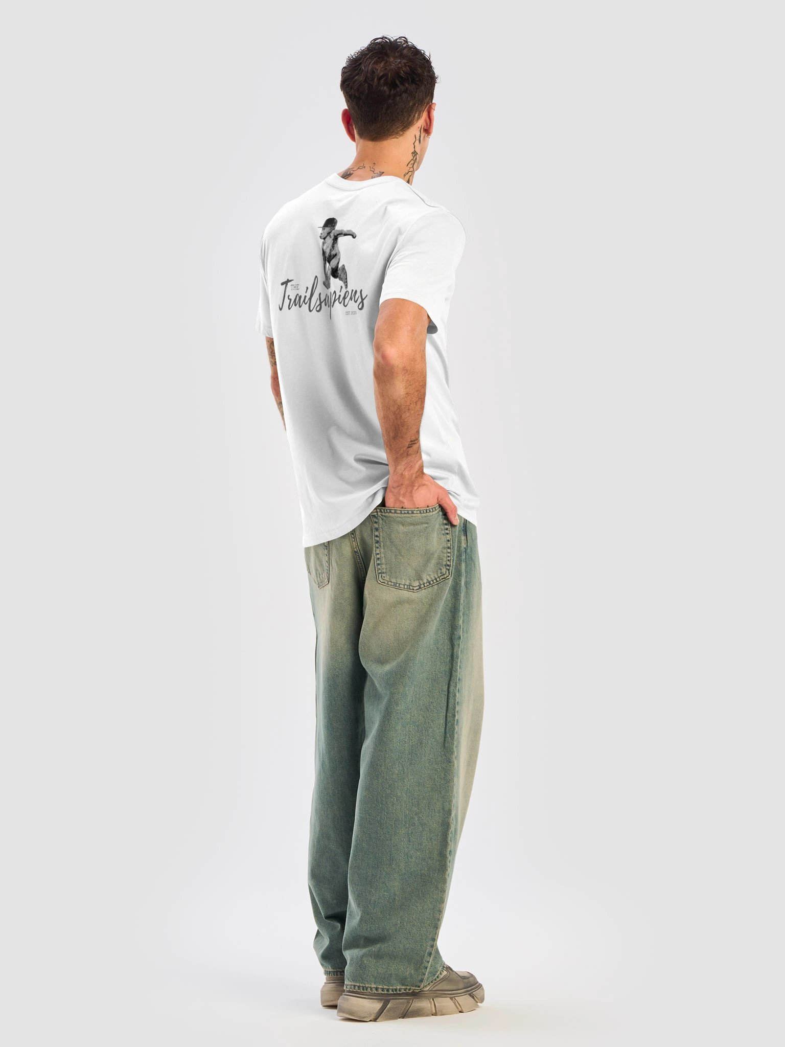 ECO-Friendly & Organic Premium Quality - Men's T-shirt with Trailsapiens logo product image (1)