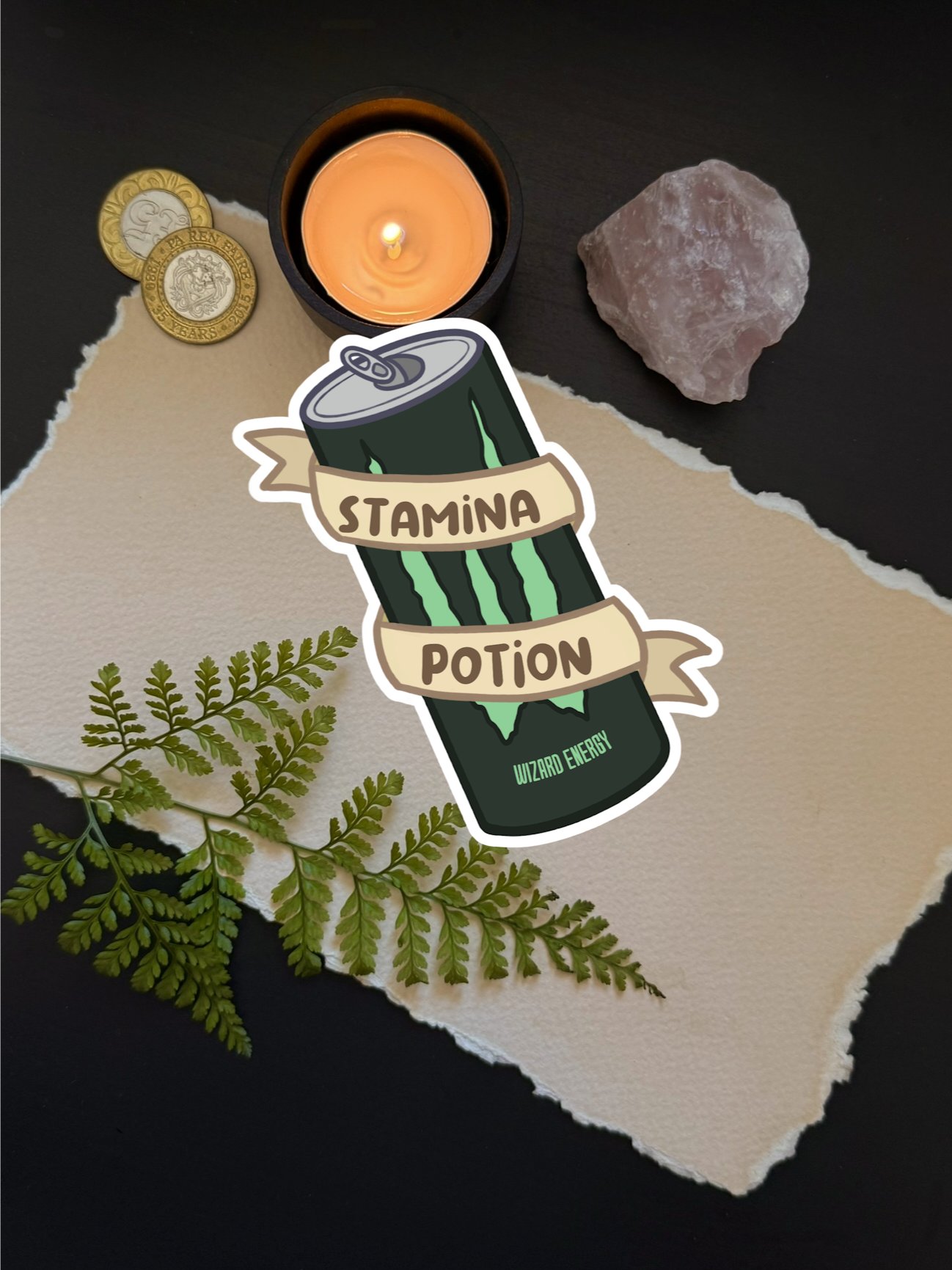 Wizard Energy Stamina Potion - 2.75" Sticker product image (1)