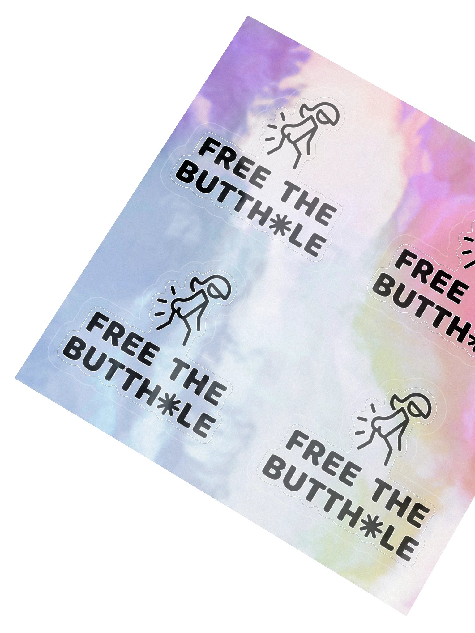 Free the Butthole — Holographic Four-Up Sheet product image (2)