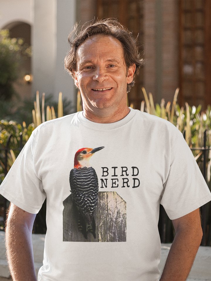 Organic Cotton Bird Nerd Unisex T-shirt product image (1)
