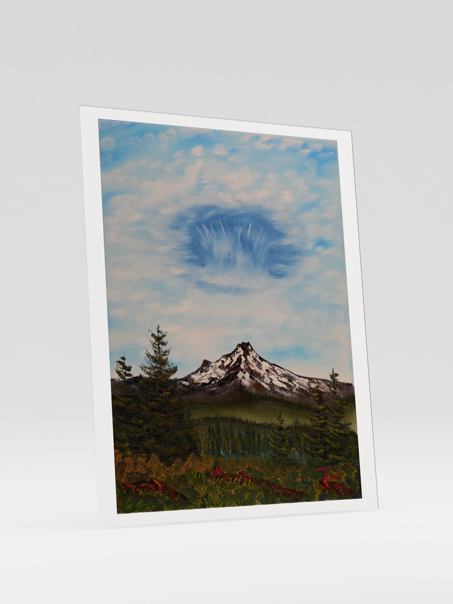 The Fallstreak Mountain - Matte Poster Print product image (4)