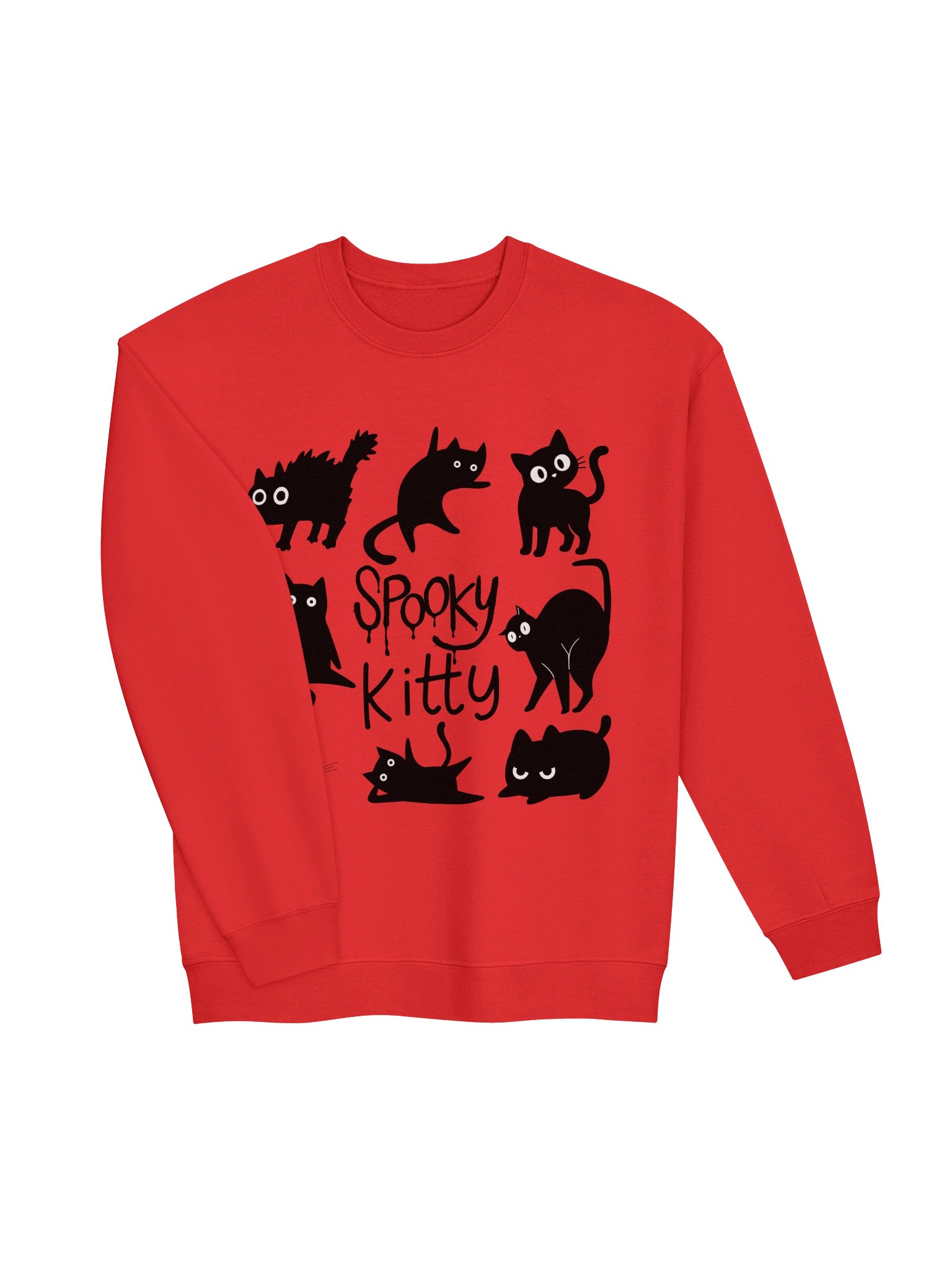 Spooky Kitty Halloween Crewneck product image (91)