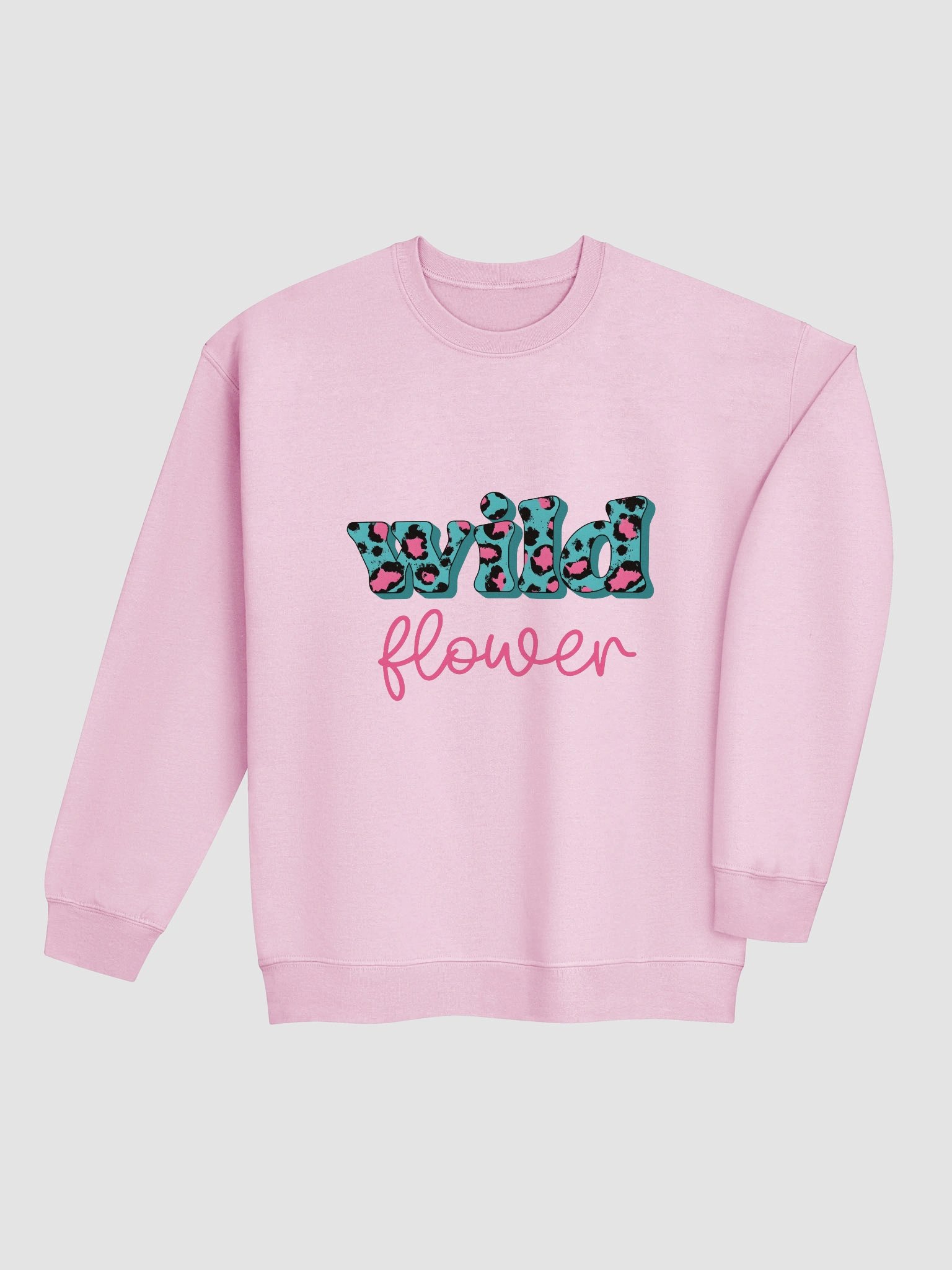 Wild Flower Leopard Print Sweatshirt product image (20)