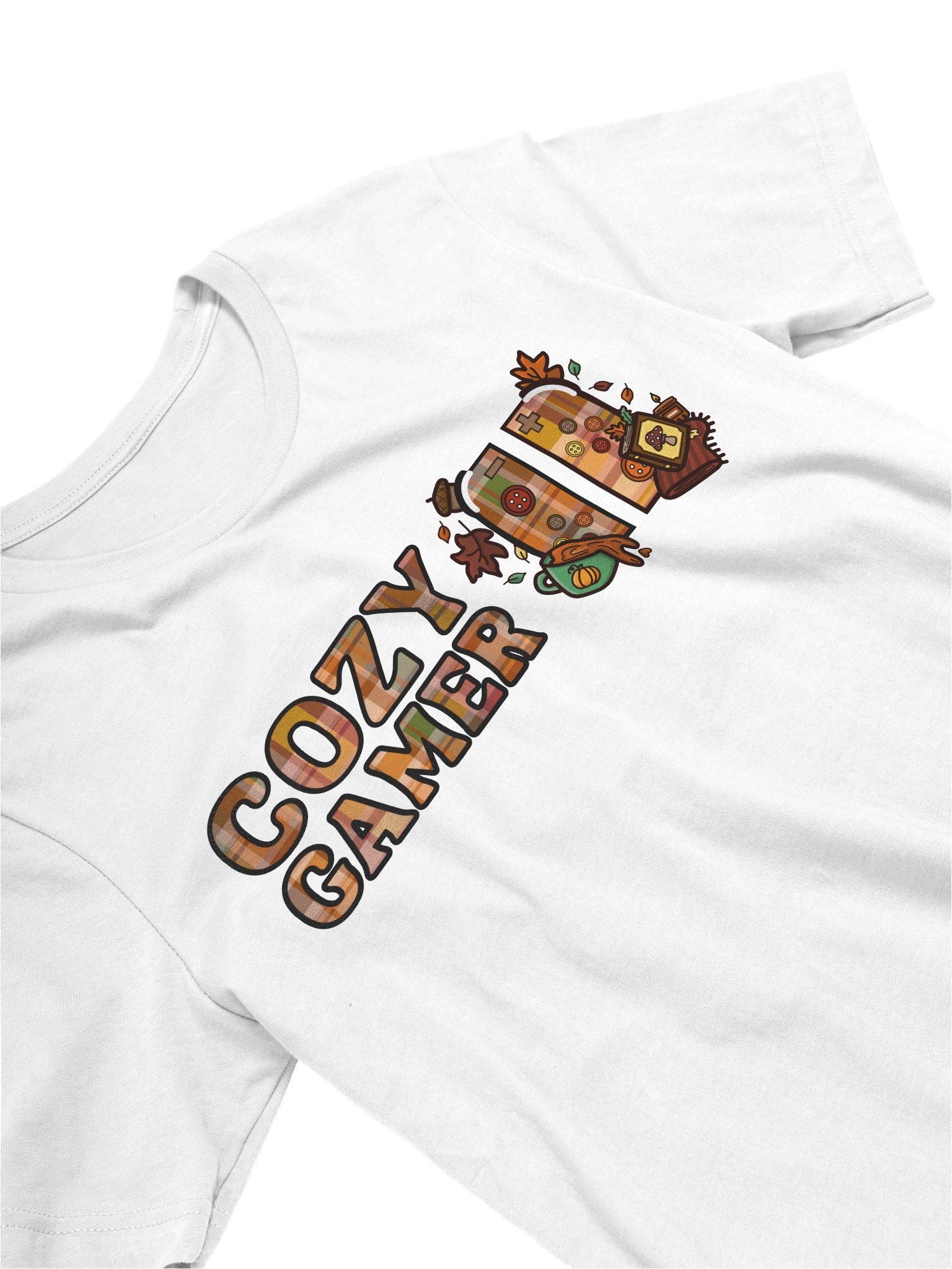 Plaid Cozy Gamer Controller Tee product image (145)