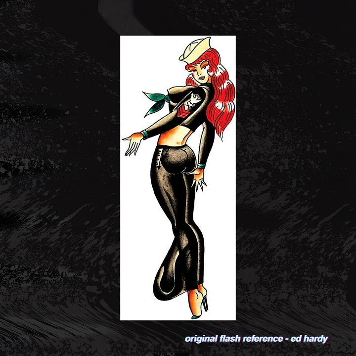 Ed Hardy Sailor Pin Up Pattern product image (2)