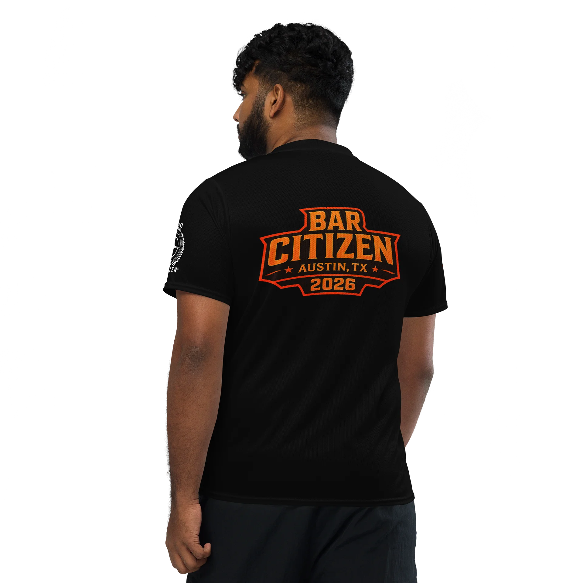 Austin Machina Bar Citizen T-Shirt SM Logo – Built for the Gathering product image (3)