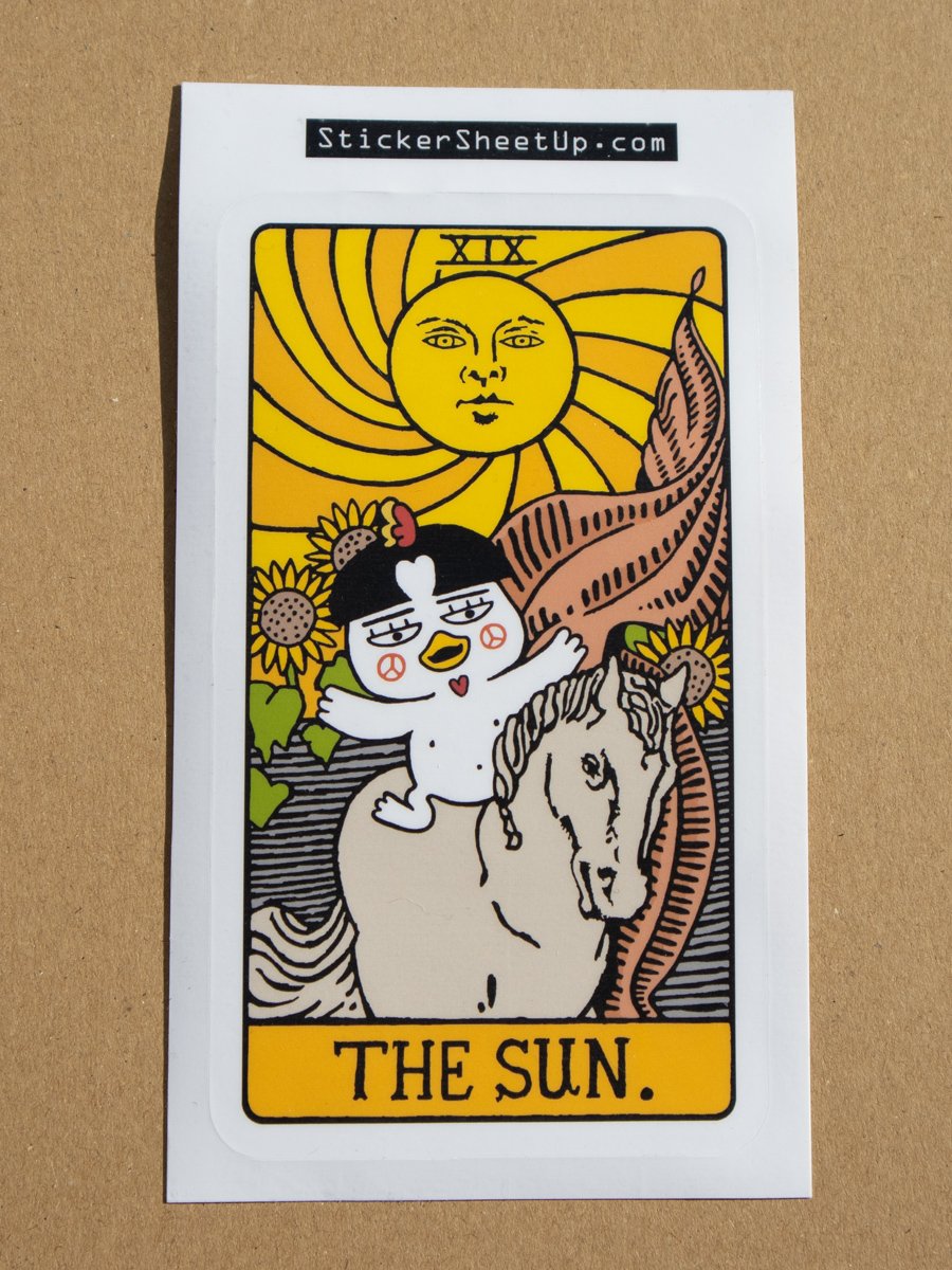 The Sun Tarot Sticker / Spicy Noods Edition product image (3)