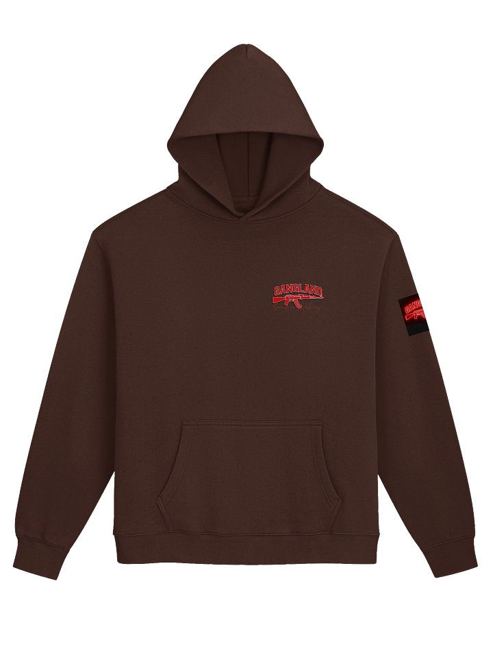 GANGLAND Red Rifle Oversized Hoodie product image (1)